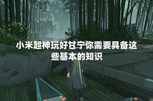 小米超神玩好甘宁你需要具备这些基本的知识