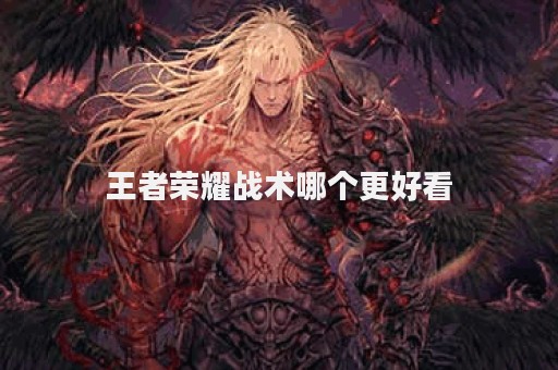 王者荣耀战术哪个更好看