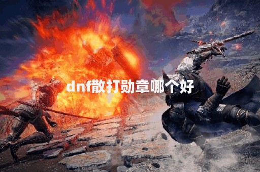 dnf散打勋章哪个好