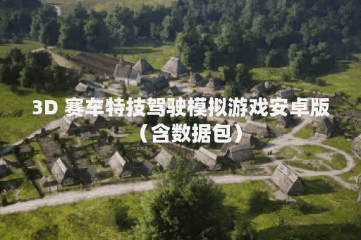 3D 赛车特技驾驶模拟游戏安卓版（含数据包）