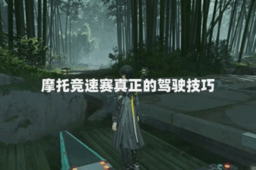 摩托竞速赛真正的驾驶技巧