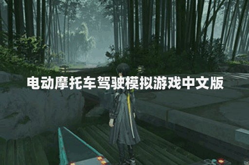 电动摩托车驾驶模拟游戏中文版