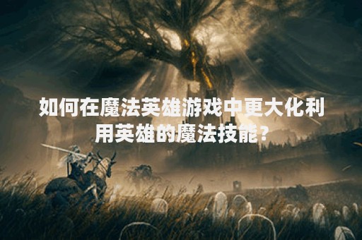 如何在魔法英雄游戏中更大化利用英雄的魔法技能？