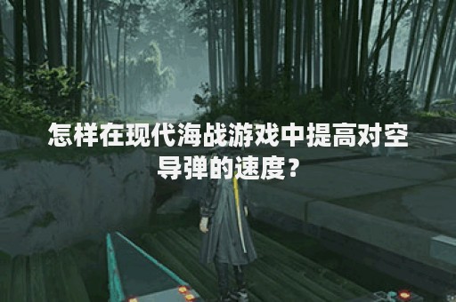 怎样在现代海战游戏中提高对空导弹的速度？