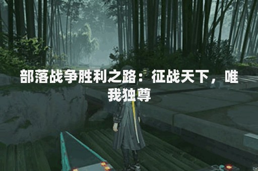 部落战争胜利之路：征战天下，唯我独尊