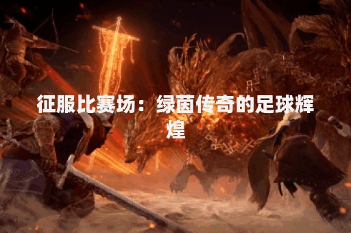 征服比赛场：绿茵传奇的足球辉煌