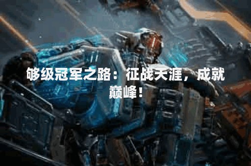 够级冠军之路：征战天涯，成就巅峰！