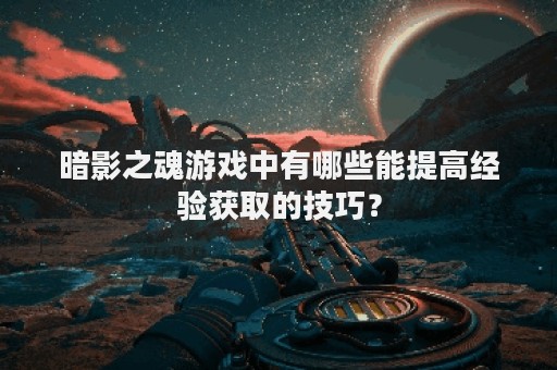 暗影之魂游戏中有哪些能提高经验获取的技巧？