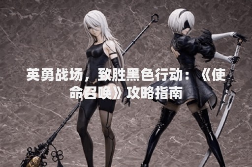 英勇战场，致胜黑色行动：《使命召唤》攻略指南
