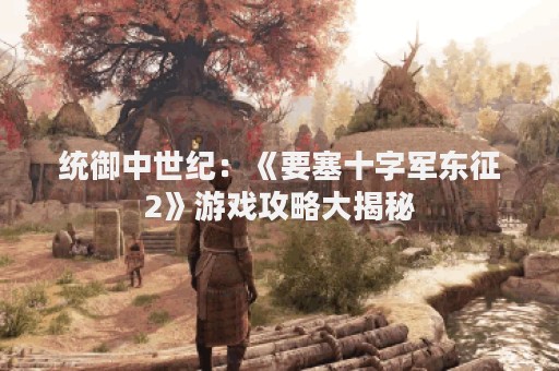 统御中世纪：《要塞十字军东征2》游戏攻略大揭秘