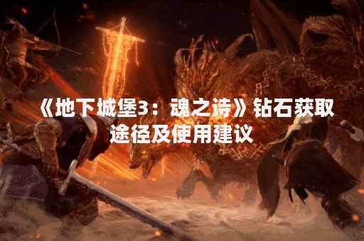 《地下城堡3：魂之诗》钻石获取途径及使用建议