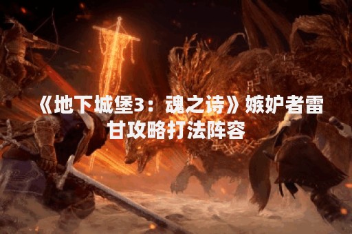 《地下城堡3：魂之诗》嫉妒者雷甘攻略打法阵容