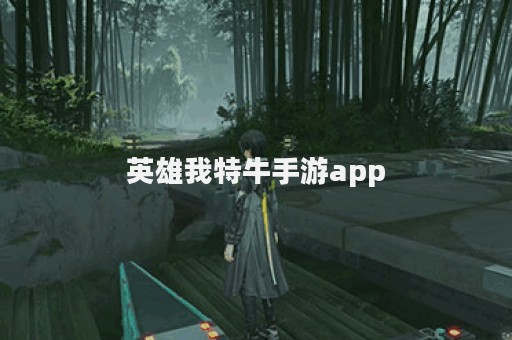 英雄我特牛手游app