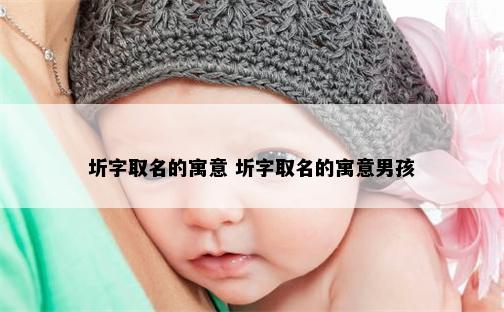 圻字取名的寓意 圻字取名的寓意男孩